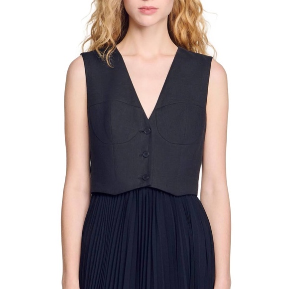 Montaigne Pleated Maxi Dress - Picture 2 of 7